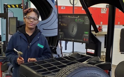 "I'm in the automotive program at KTC and I'm going to own my own auto shop some day."