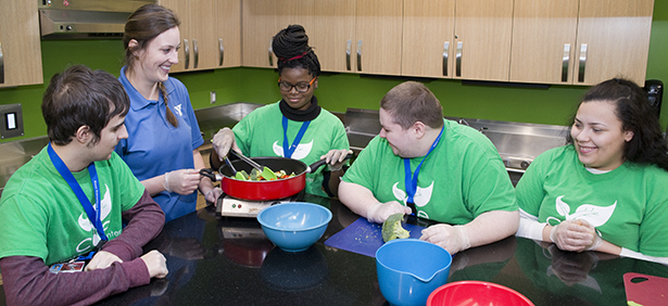 CORE students learn new cooking skills