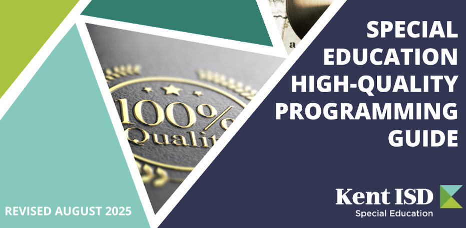 Special Education High Quality Programming Guide