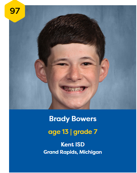 Brady Bowers - from SpellingBee.com
