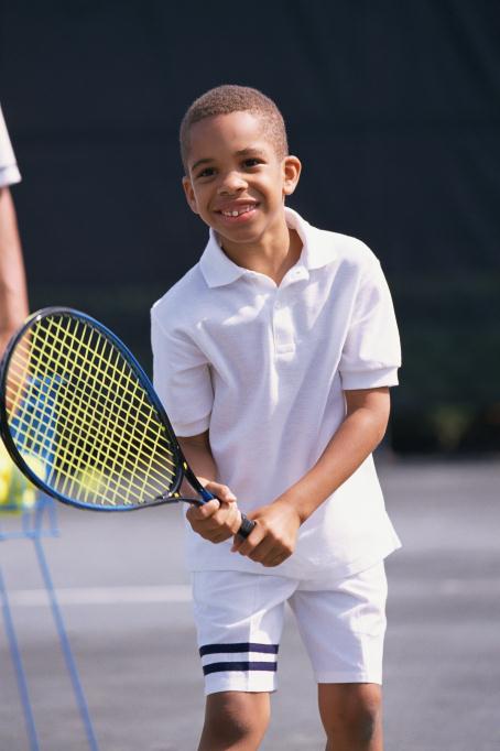 boy with tennis racket boy with tennis racket